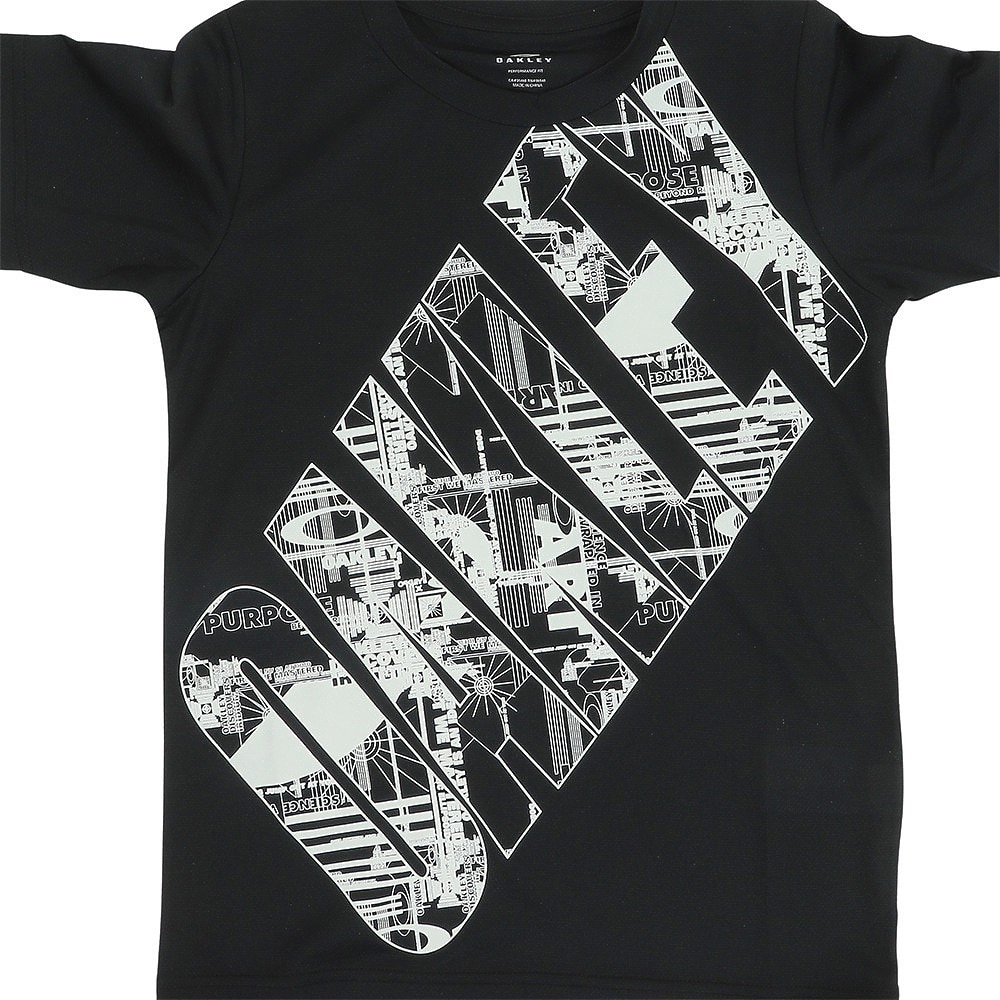 オークリー（OAKLEY）（キッズ）半袖Tシャツ キッズ Enhance Mesh Ytr 5.0 FOA405084-02E