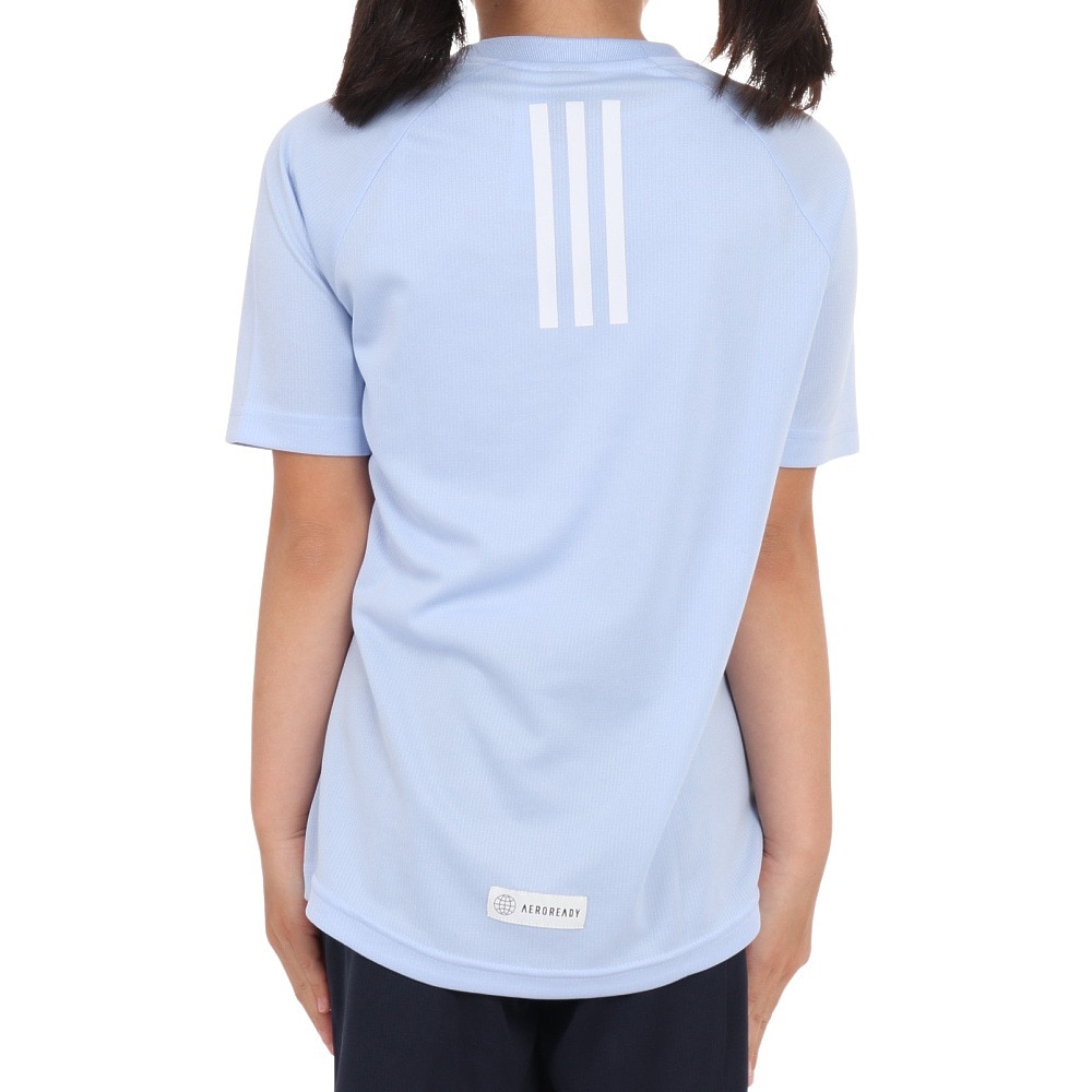 アディダス（adidas）（キッズ）半袖Tシャツ キッズ ニット BVF61-IA9322