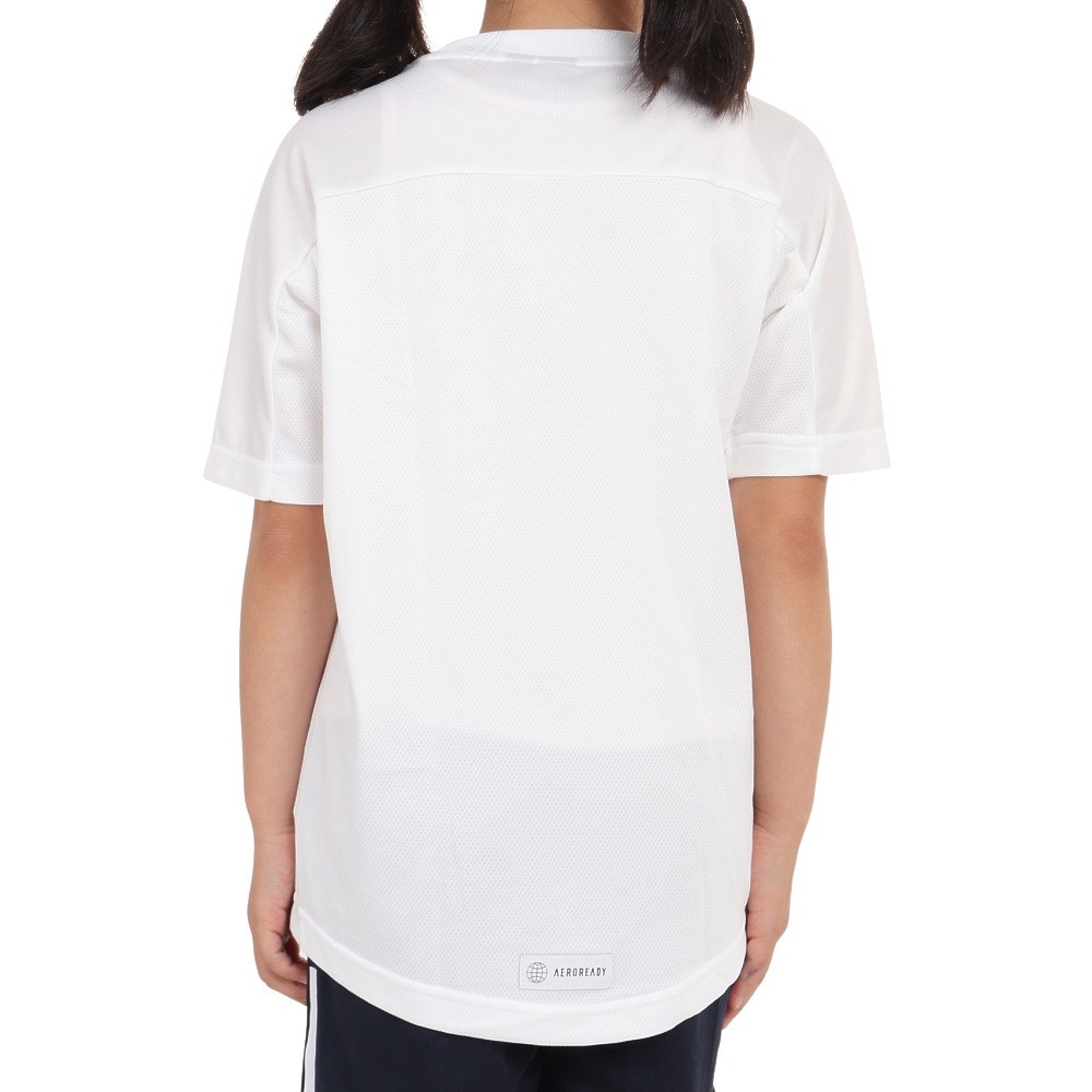 アディダス（adidas）（キッズ）ジュニア ニット 半袖Tシャツ BVF63-IA9317