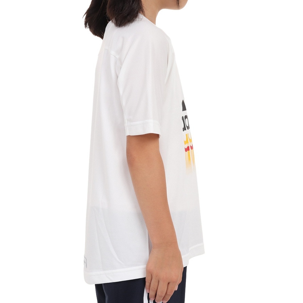 アディダス（adidas）（キッズ）ジュニア ニット 半袖Tシャツ BVF63-IA9317