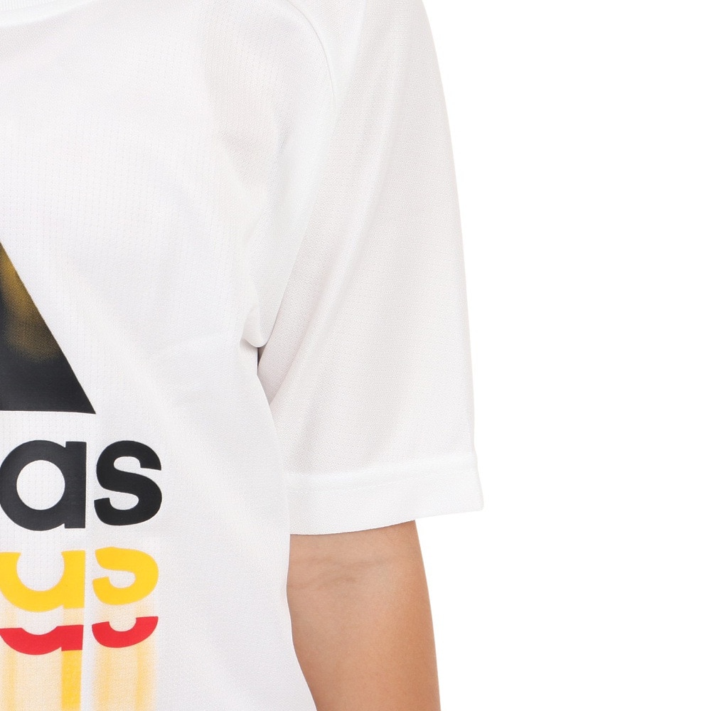 アディダス（adidas）（キッズ）ジュニア ニット 半袖Tシャツ BVF63-IA9317