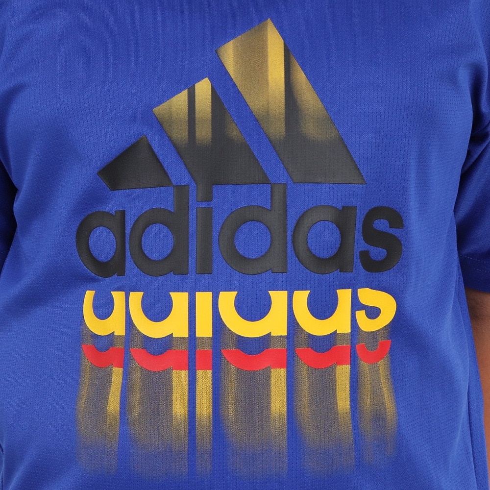 アディダス（adidas）（キッズ）Tシャツ 半袖 キッズ ジュニア ニット ドライ AEROREADY BVF63-IA9324