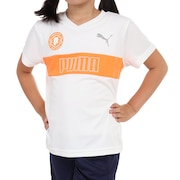 (キッズ)ボーイズ ACTIVE SPORTS ポリ グラフィック 半袖 Tシャツ 675822 02 WHT