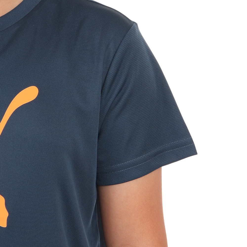 プーマ（PUMA）（キッズ）ボーイズ ACTIVE SPORTS ポリ キャット 半袖 Tシャツ 675826 16 NVY