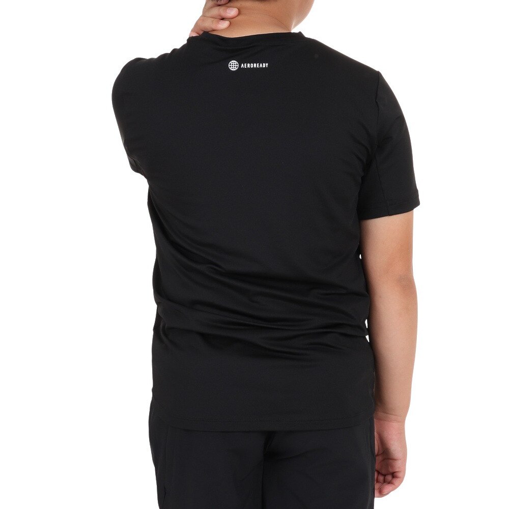 アディダス（adidas）（キッズ）半袖Tシャツ ジュニア トレイン アイコン AEROREADY ロゴ EBP00-HR5924★★★