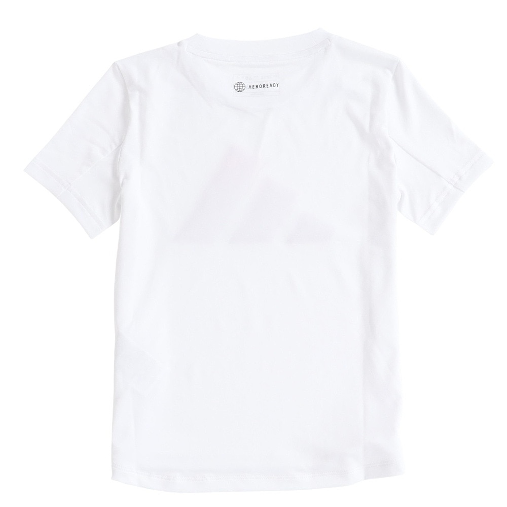 アディダス（adidas）（キッズ）半袖Tシャツ ジュニア トレイン アイコン AEROREADY ロゴ EBP00-IC5410
