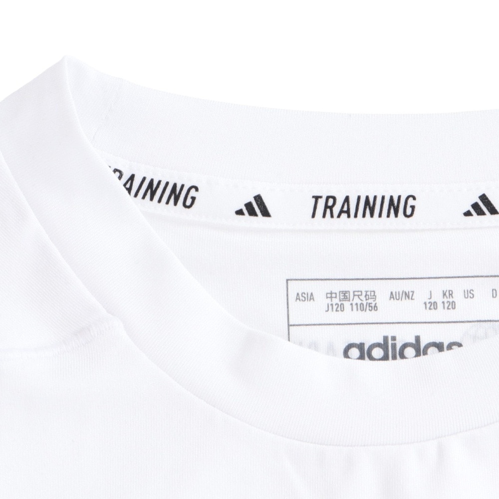 アディダス（adidas）（キッズ）半袖Tシャツ ジュニア トレイン アイコン AEROREADY ロゴ EBP00-IC5410