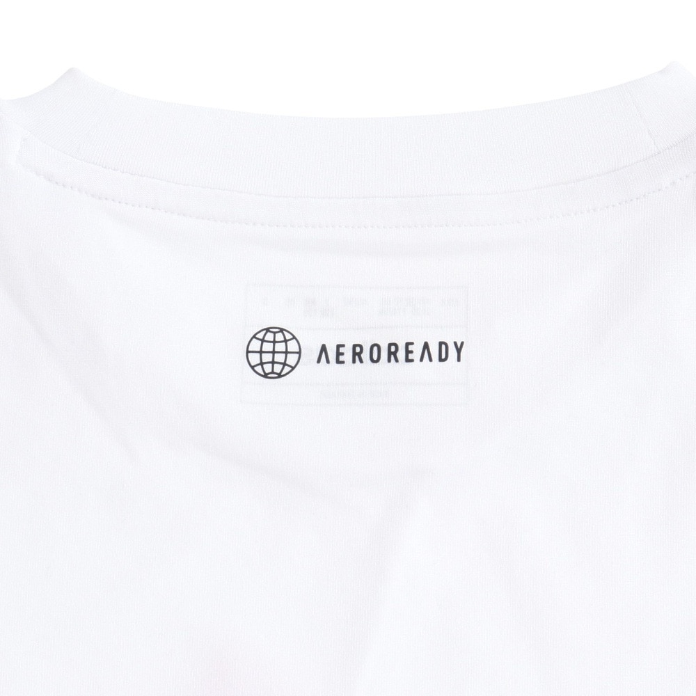 アディダス（adidas）（キッズ）半袖Tシャツ ジュニア トレイン アイコン AEROREADY ロゴ EBP00-IC5410