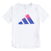 アディダス（adidas）（キッズ）半袖Tシャツ ジュニア トレイン アイコン AEROREADY ロゴ EBP00-IC5410