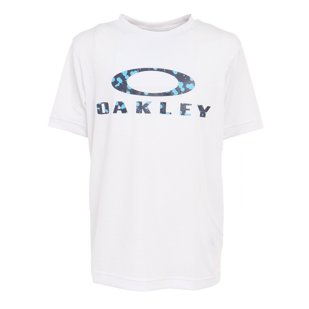 オークリー（OAKLEY）（キッズ）半袖Tシャツ キッズ クイックドライ O BARK YTR FOA402446-100