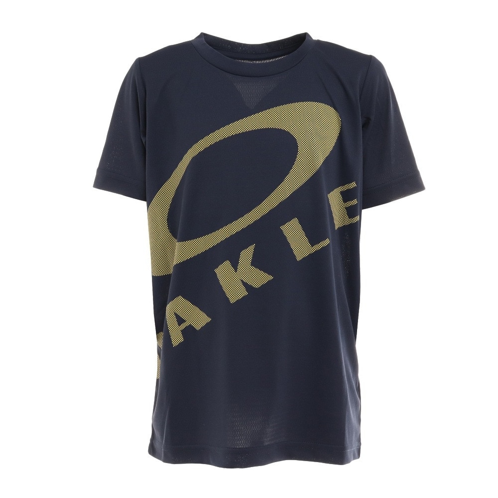 オークリー（OAKLEY）（キッズ）ジュニア ENHANCE 半袖 ライン ロゴ Tシャツ YTR 3.0 FOA403488-6AC