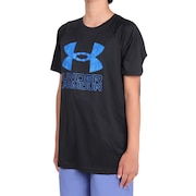 アンダーアーマー（UNDER ARMOUR）（キッズ）ジュニア テック ハイブリッド プリント フィル ショートスリーブTシャツ 1363281 015