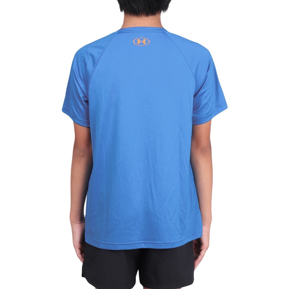 アンダーアーマー（UNDER ARMOUR）（キッズ）ジュニア テック ハイブリッド プリント フィル ショートスリーブTシャツ 1363281 406