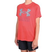 アンダーアーマー（UNDER ARMOUR）（キッズ）ジュニア テック ハイブリッド プリント フィル ショートスリーブTシャツ 1363281 814