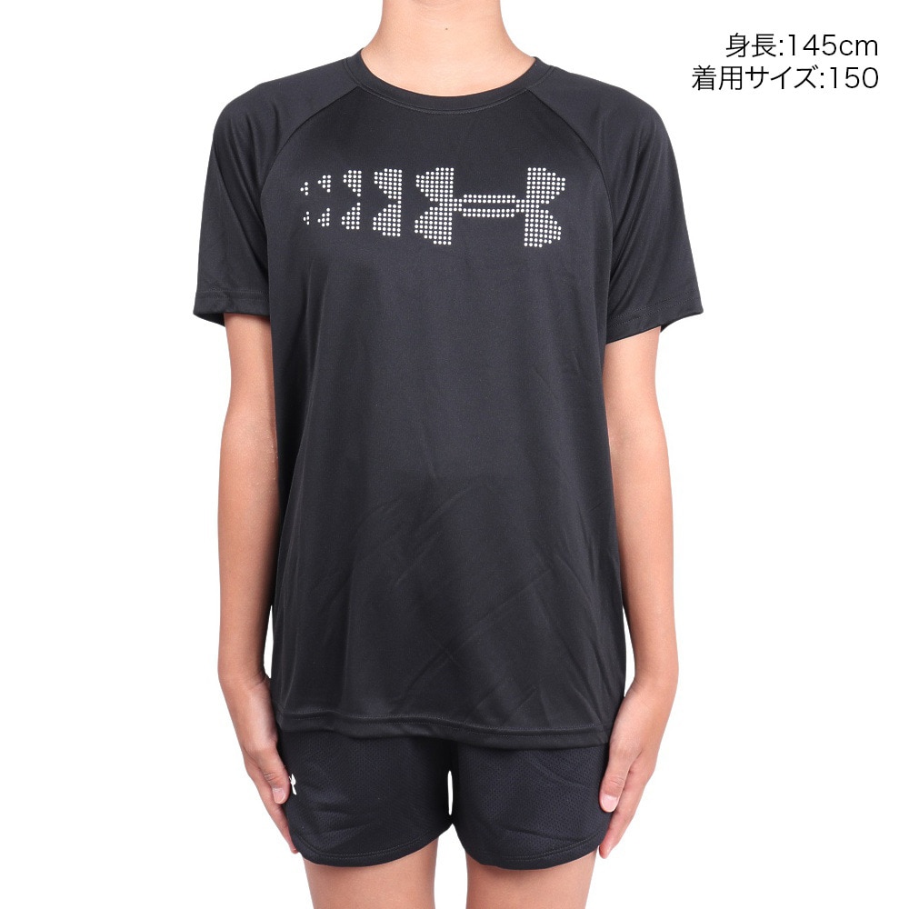 アンダーアーマー（UNDER ARMOUR）（キッズ）キッズ テック スタジアムライツ ショートスリーブTシャツ 1383009 001