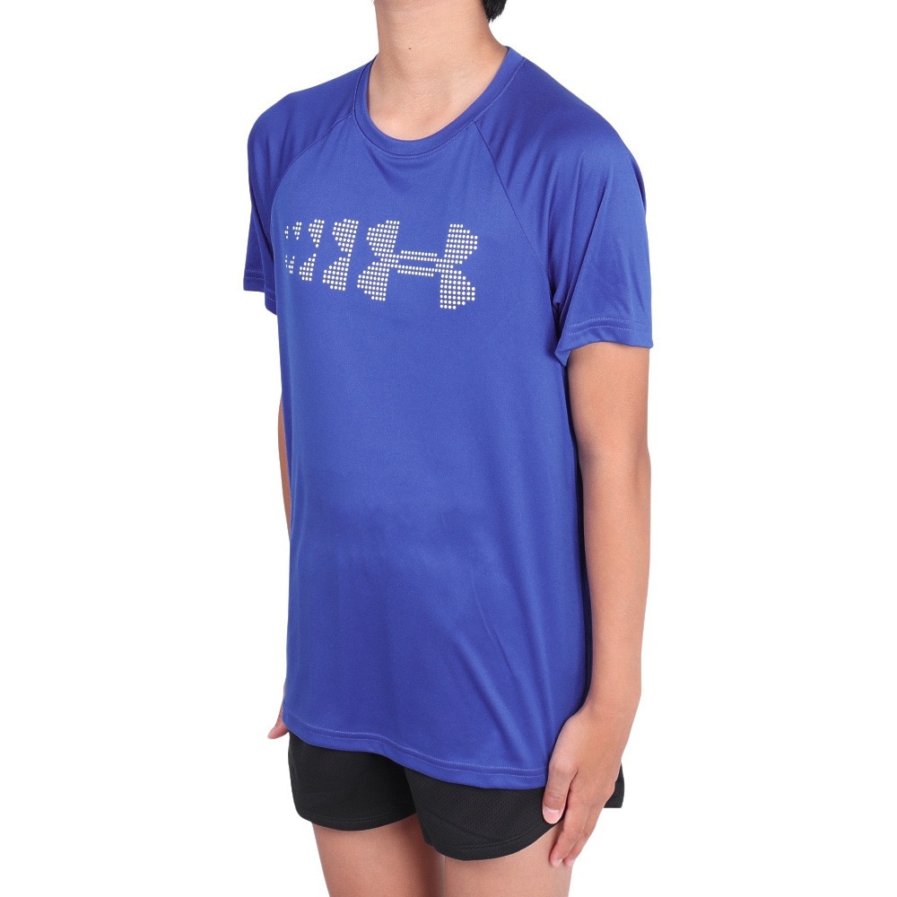 アンダーアーマー（UNDER ARMOUR）（キッズ）キッズ テック スタジアムライツ ショートスリーブTシャツ 1383009 400