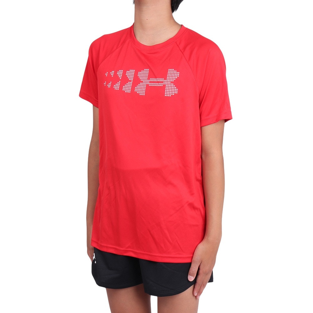 アンダーアーマー（UNDER ARMOUR）（キッズ）キッズ テック スタジアムライツ ショートスリーブTシャツ 1383009 600