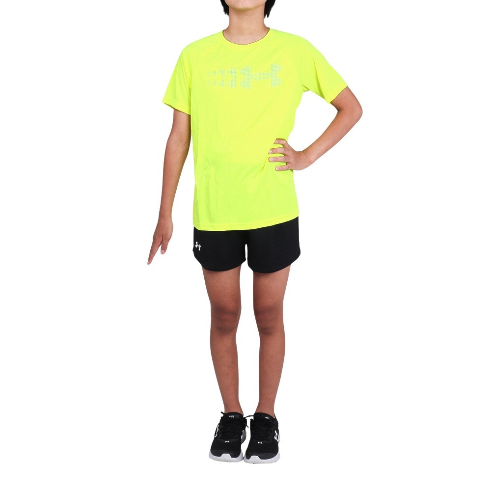 アンダーアーマー（UNDER ARMOUR）（キッズ）キッズ テック スタジアムライツ ショートスリーブTシャツ 1383009 731