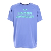 アンダーアーマー（UNDER ARMOUR）（キッズ）ジュニア テック スプリット ワードマーク ショートスリーブTシャツ 1383010 561