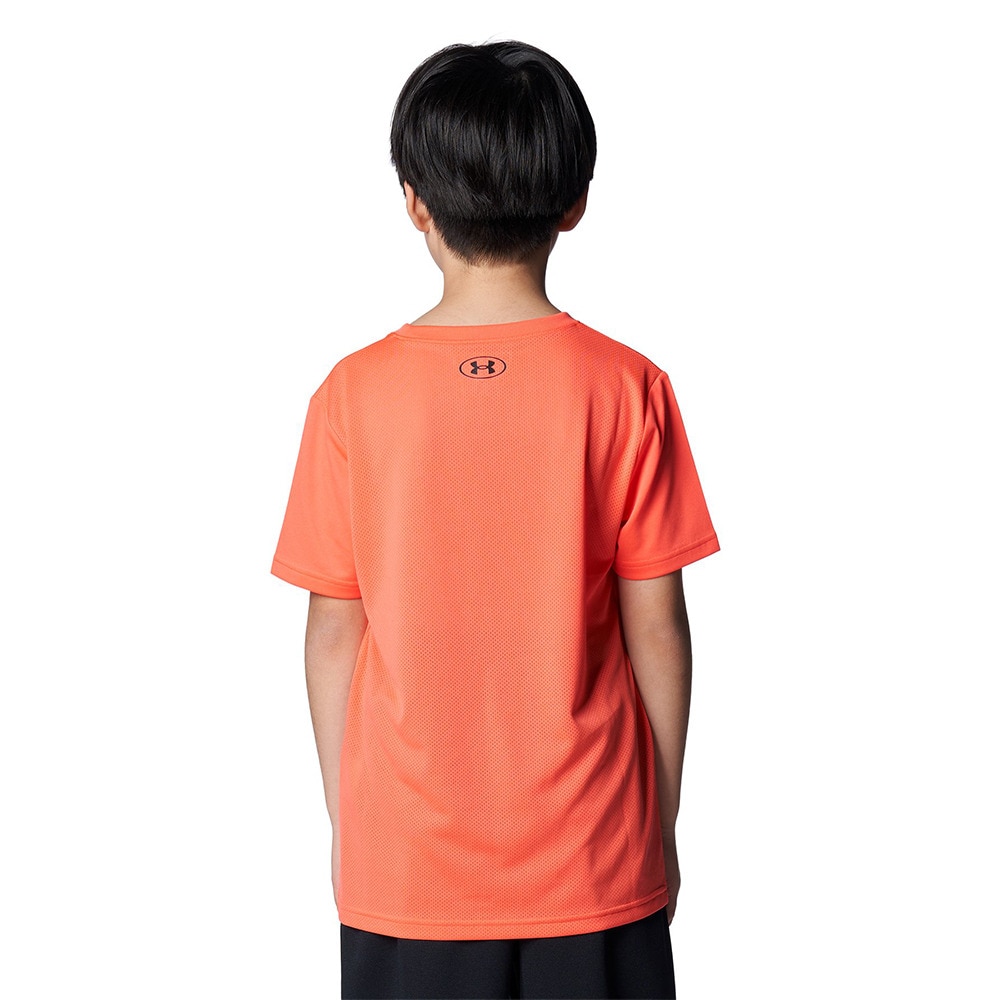 アンダーアーマー（UNDER ARMOUR）（キッズ）キッズ テック スーパービッグロゴ ショートスリーブTシャツ 1384684 820