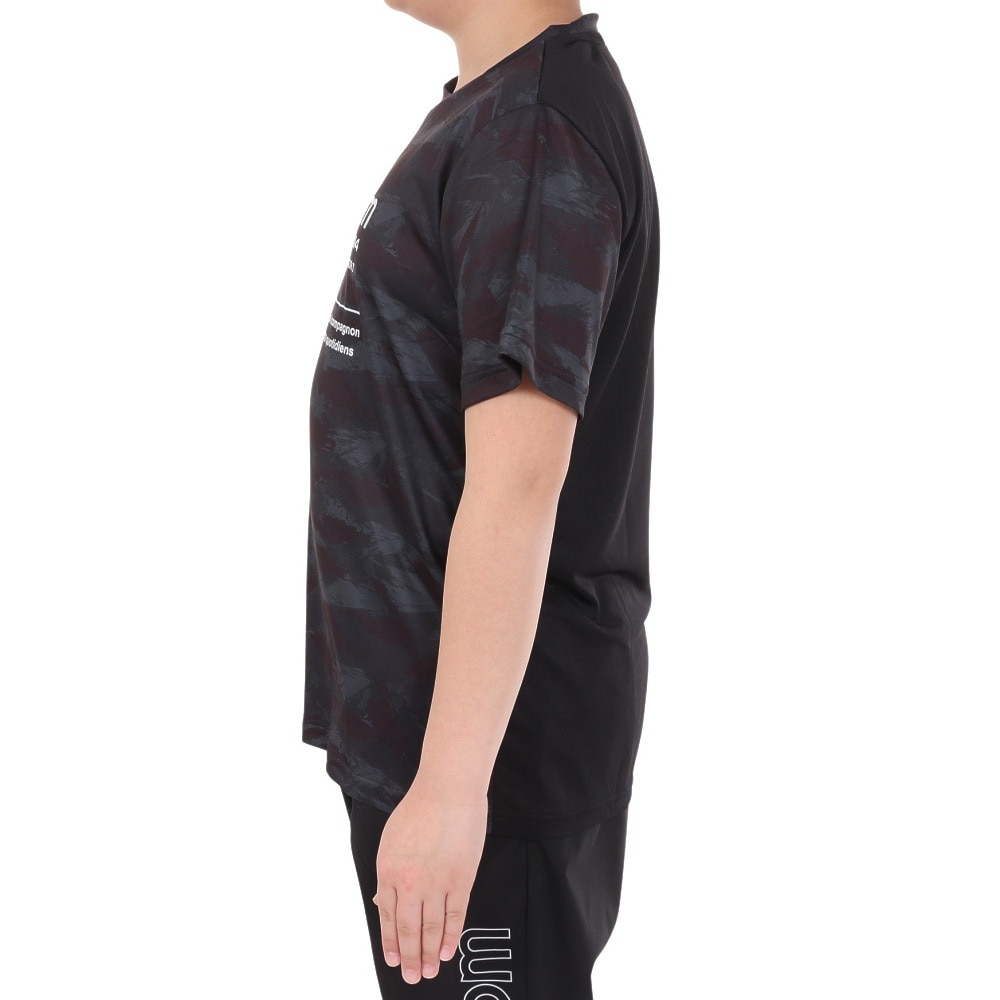 ジローム（GIRAUDM）（キッズ）ジュニア ドライプラスクール SB MESHT 半袖Tシャツ CT4S0061-TR865-GRSD BLK