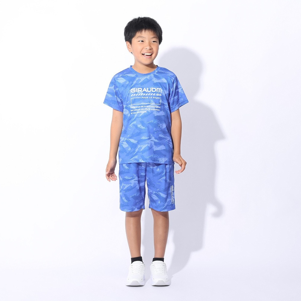 ジローム（GIRAUDM）（キッズ）ジュニア ドライプラスクール SB MESHT 半袖Tシャツ CT4S0061-TR865-GRSD BLU