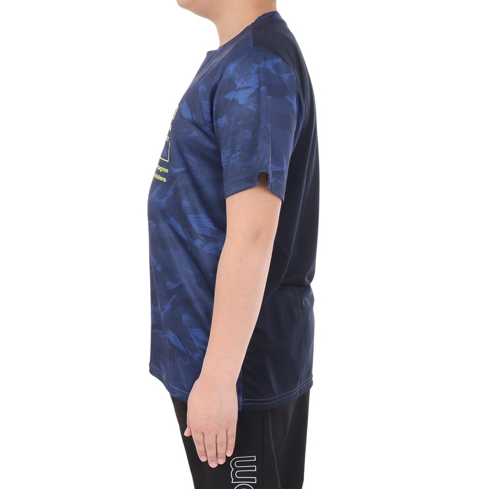 ジローム（GIRAUDM）（キッズ）ジュニア ドライプラスクール SB MESHT 半袖Tシャツ CT4S0061-TR865-GRSD NVY