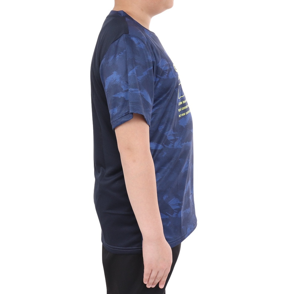 ジローム（GIRAUDM）（キッズ）ジュニア ドライプラスクール SB MESHT 半袖Tシャツ CT4S0061-TR865-GRSD NVY