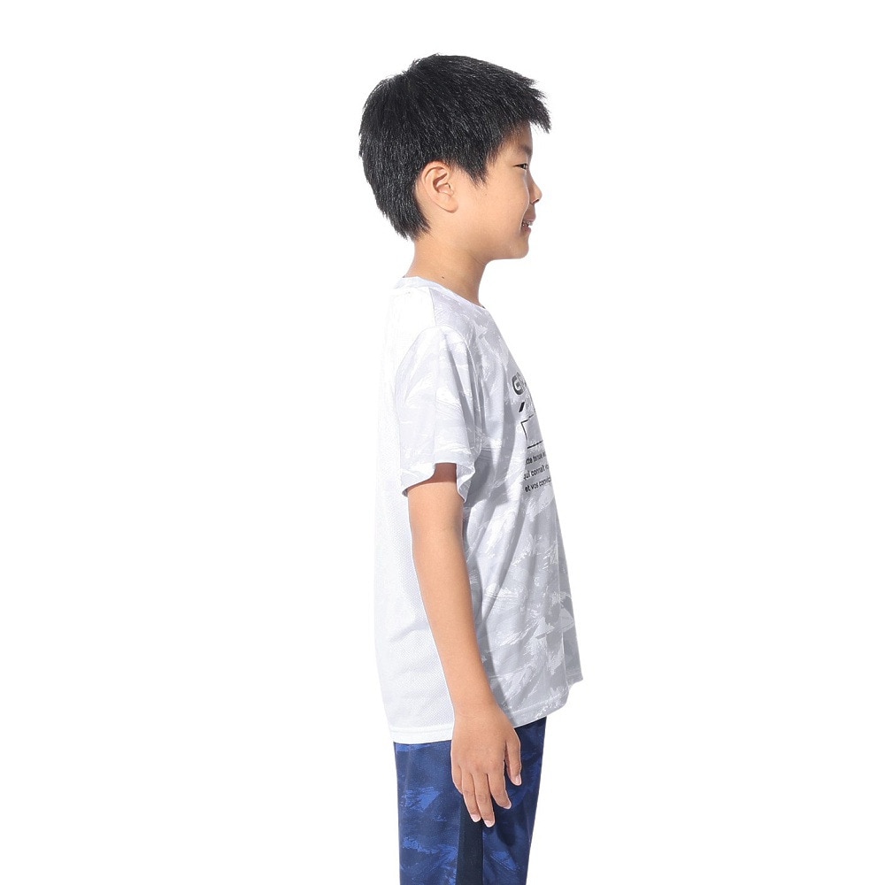 ジローム（GIRAUDM）（キッズ）ジュニア ドライプラスクール SB MESHT 半袖Tシャツ CT4S0061-TR865-GRSD WHT