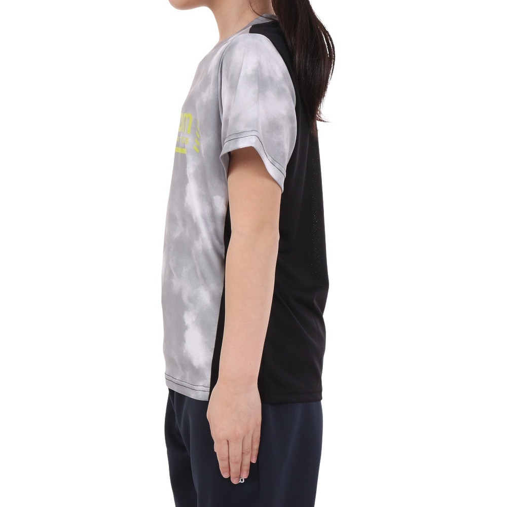 ジローム（GIRAUDM）（キッズ）ジュニア ドライプラスクール SB MESHT 半袖Tシャツ CT4S0062-TR865-GRSD BLK