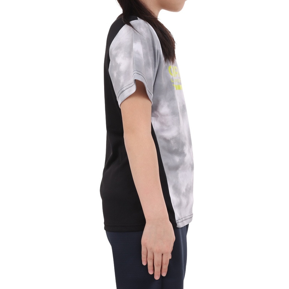 ジローム（GIRAUDM）（キッズ）ジュニア ドライプラスクール SB MESHT 半袖Tシャツ CT4S0062-TR865-GRSD BLK