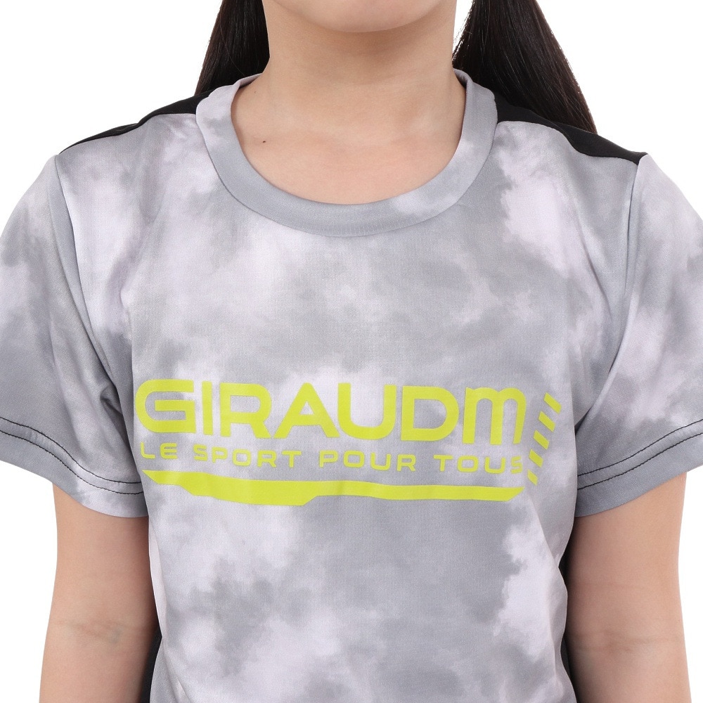 ジローム（GIRAUDM）（キッズ）ジュニア ドライプラスクール SB MESHT 半袖Tシャツ CT4S0062-TR865-GRSD BLK