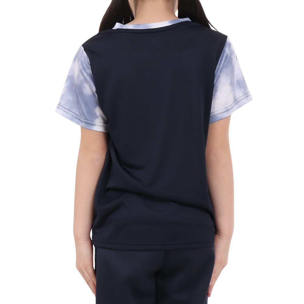 ジローム（GIRAUDM）（キッズ）ジュニア ドライプラスクール シャインブロック メッシュTシャツ CT4S0062-TR865-GRSD NVY