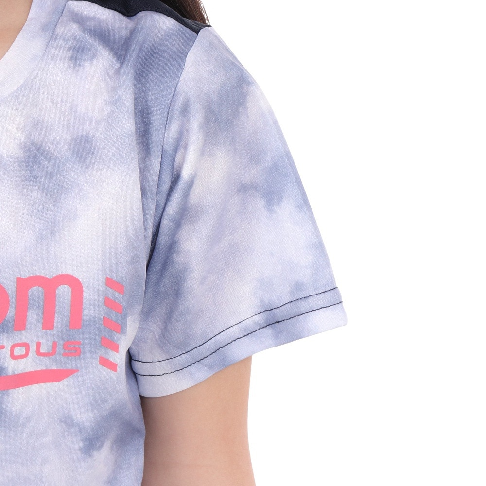 ジローム（GIRAUDM）（キッズ）ジュニア ドライプラスクール シャインブロック メッシュTシャツ CT4S0062-TR865-GRSD NVY