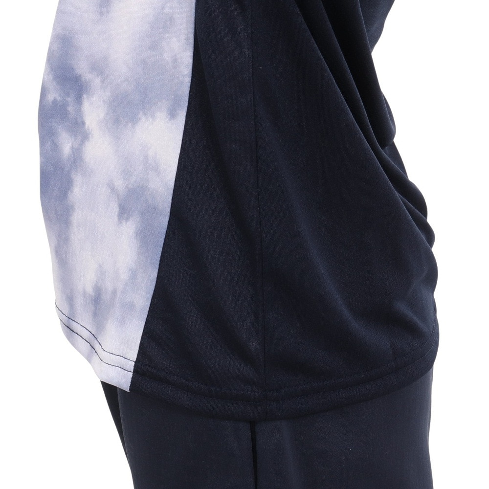 ジローム（GIRAUDM）（キッズ）ジュニア ドライプラスクール シャインブロック メッシュTシャツ CT4S0062-TR865-GRSD NVY