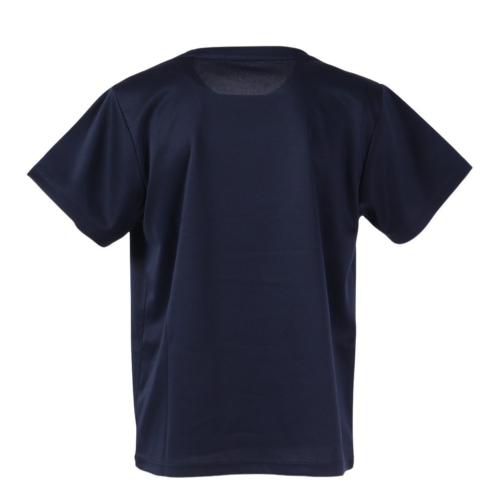 ジローム（GIRAUDM）（キッズ）ジュニア ドライプラス プリント メッシュTシャツ CT4S0064-TR865-GRES NVY