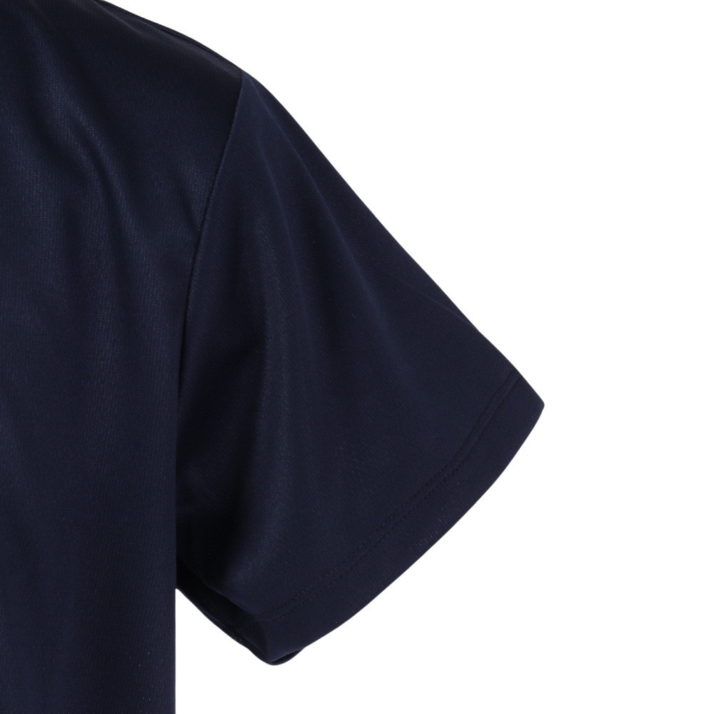ジローム（GIRAUDM）（キッズ）ジュニア ドライプラス プリント メッシュTシャツ CT4S0064-TR865-GRES NVY