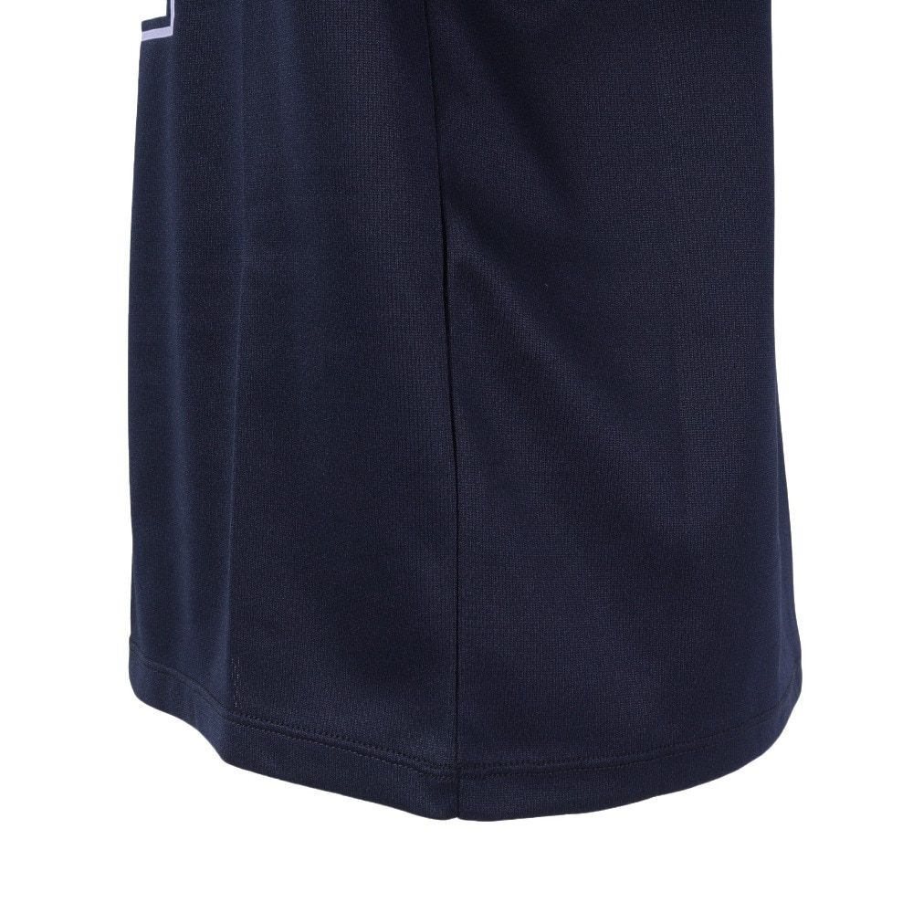 ジローム（GIRAUDM）（キッズ）ジュニア ドライプラス プリント メッシュTシャツ CT4S0064-TR865-GRES NVY