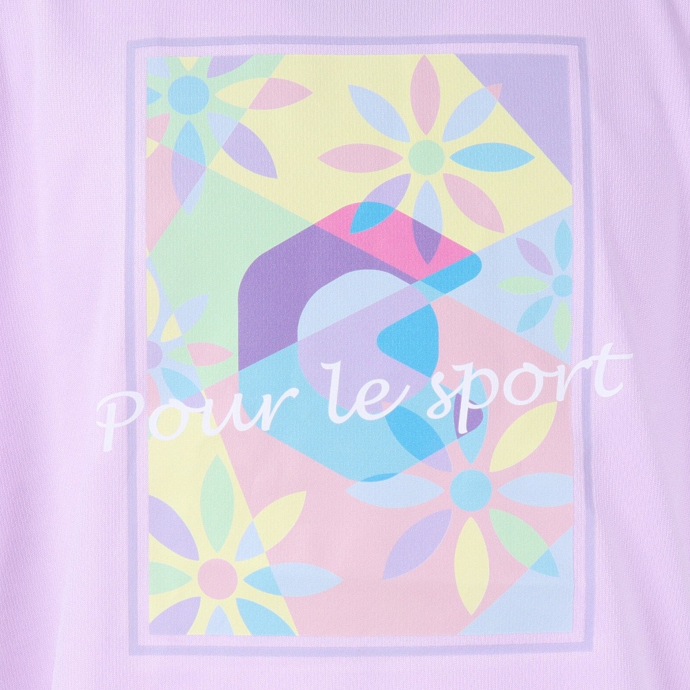 ジローム（GIRAUDM）（キッズ）ジュニア ドライプラス プリント メッシュTシャツ CT4S0064-TR865-GRES PUL