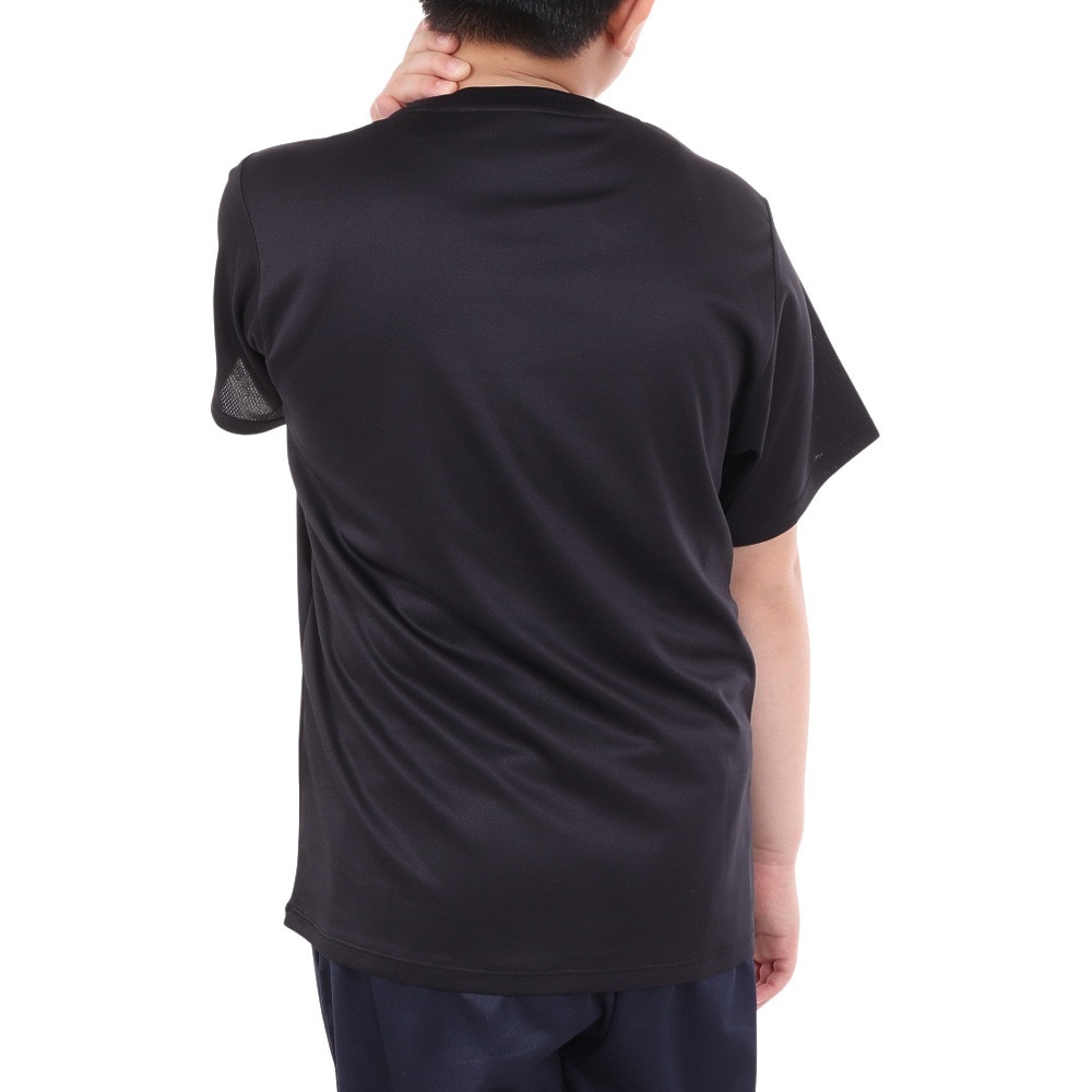 ジローム（GIRAUDM）（キッズ）ジュニア ドライプラス プリントメッシュTシャツ CT4S0065-TR865-GRES BLK