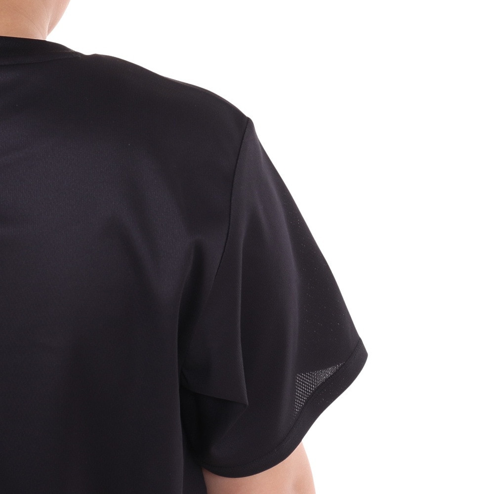 ジローム（GIRAUDM）（キッズ）ジュニア ドライプラス プリントメッシュTシャツ CT4S0065-TR865-GRES BLK