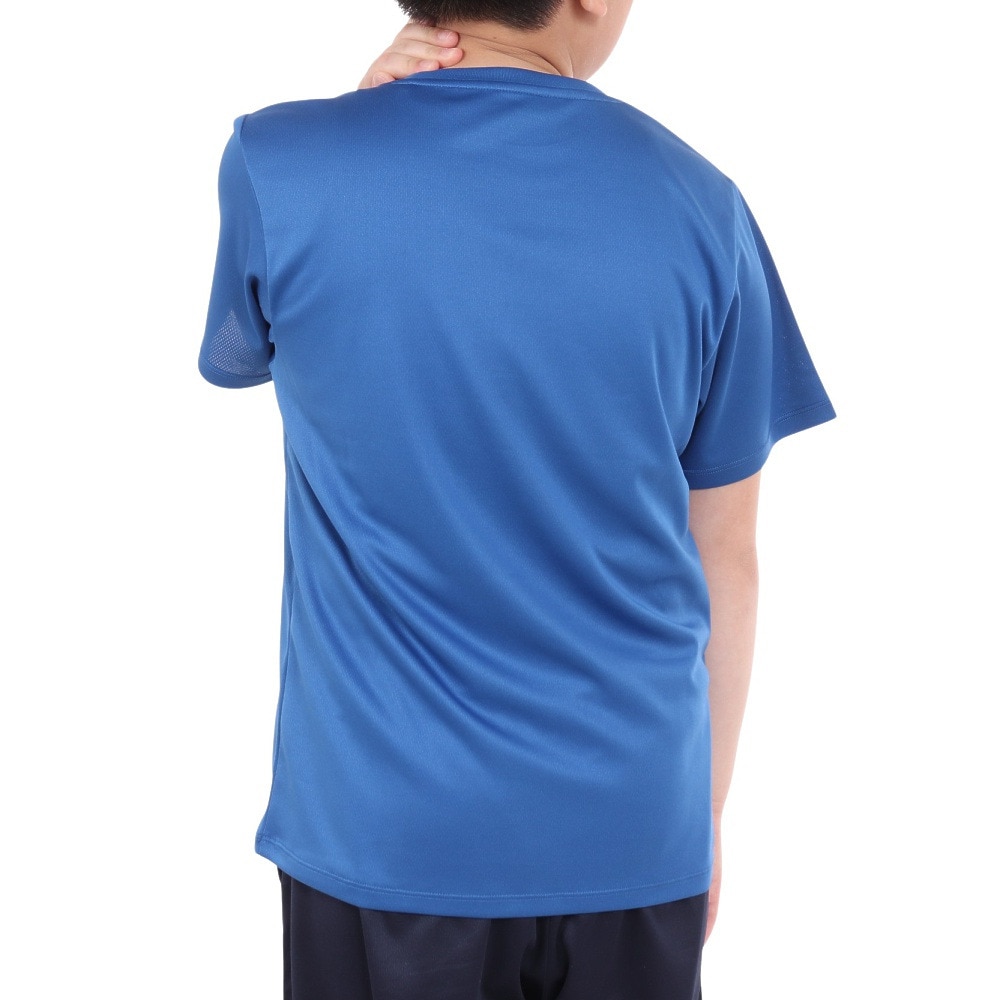 ジローム（GIRAUDM）（キッズ）ジュニア ドライプラス プリントメッシュTシャツ CT4S0065-TR865-GRES BLU