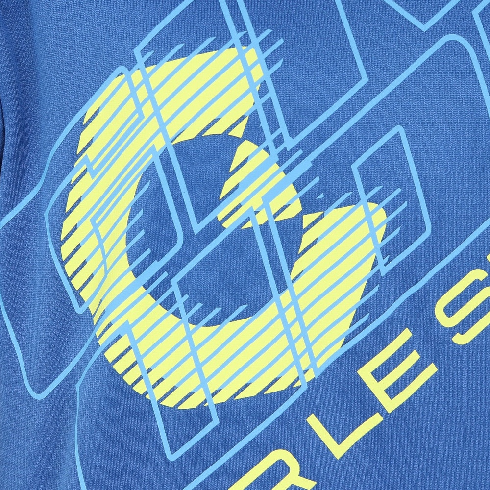 ジローム（GIRAUDM）（キッズ）ジュニア ドライプラス プリントメッシュTシャツ CT4S0065-TR865-GRES BLU