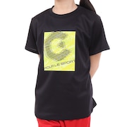 (キッズ)ジュニア ドライプラス プリントメッシュTシャツ CT4S0066-TR865-GRES