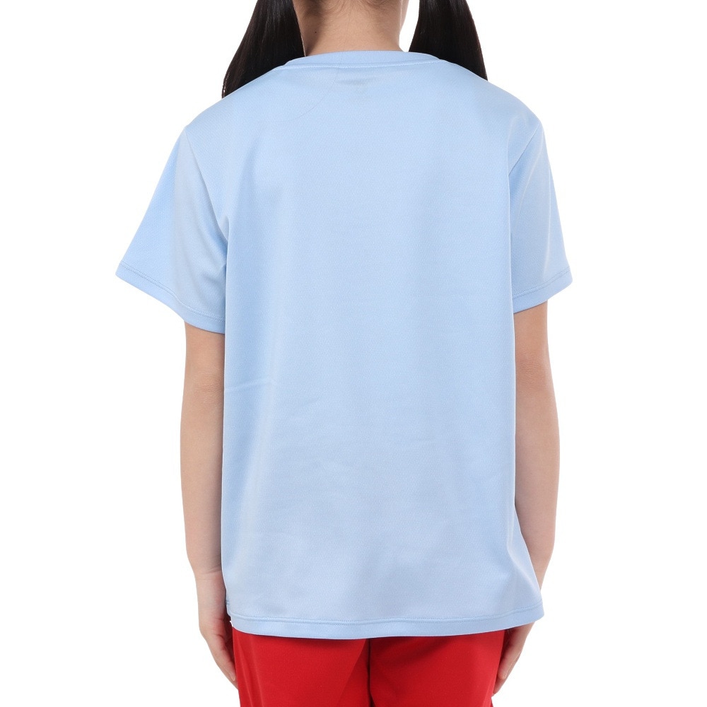 ジローム（GIRAUDM）（キッズ）ジュニア ドライプラス プリントメッシュTシャツ CT4S0066-TR865-GRES LBLU