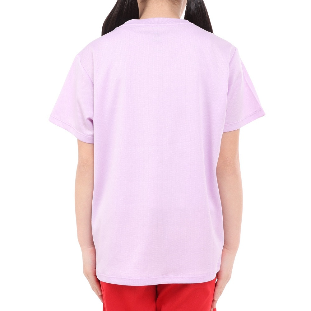 ジローム（GIRAUDM）（キッズ）ジュニア ドライプラス プリントメッシュTシャツ CT4S0066-TR865-GRES PUL