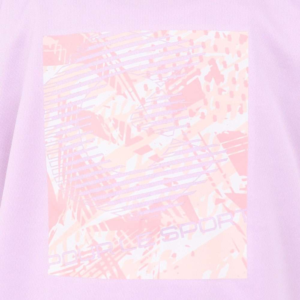 ジローム（GIRAUDM）（キッズ）ジュニア ドライプラス プリントメッシュTシャツ CT4S0066-TR865-GRES PUL