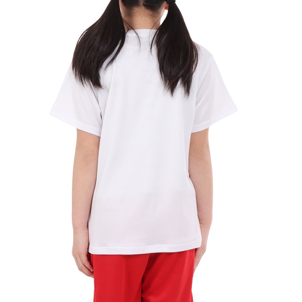 ジローム（GIRAUDM）（キッズ）ジュニア ドライプラス プリントメッシュTシャツ CT4S0066-TR865-GRES WHT