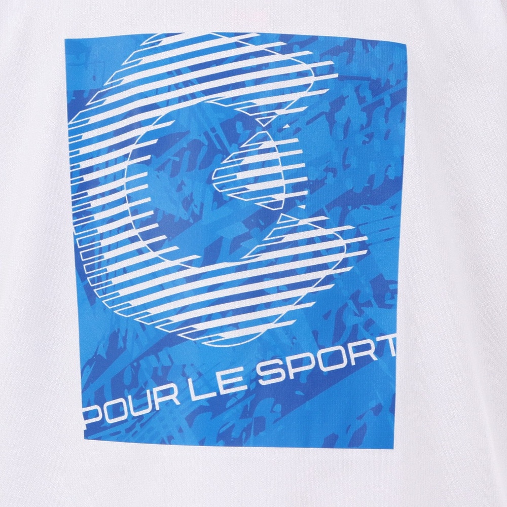 ジローム（GIRAUDM）（キッズ）ジュニア ドライプラス プリントメッシュTシャツ CT4S0066-TR865-GRES WHT