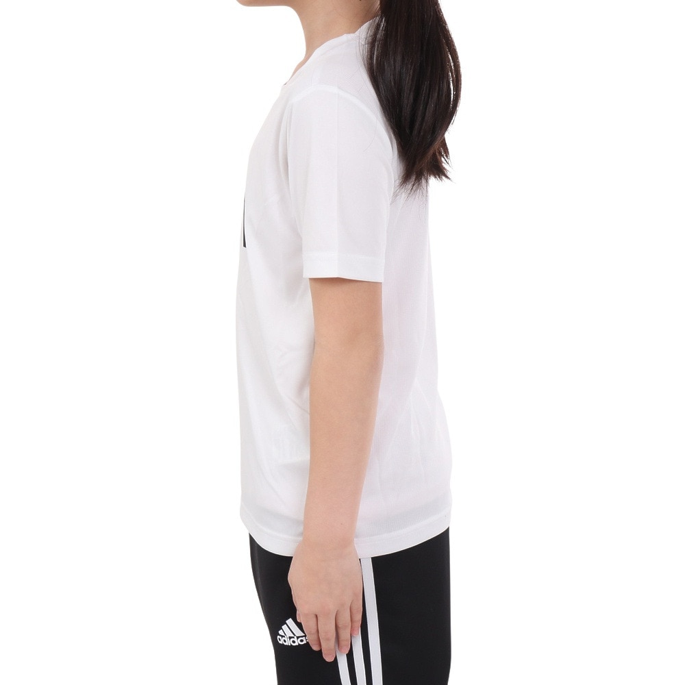 アディダス（adidas）（キッズ）キッズ トレイン エッセンシャルズ AEROREADY ロゴ レギュラーフィット 半袖Tシャツ ECL93-HS1603